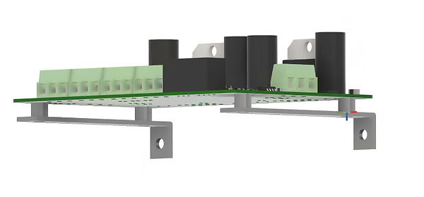 L-shape mounting brackets